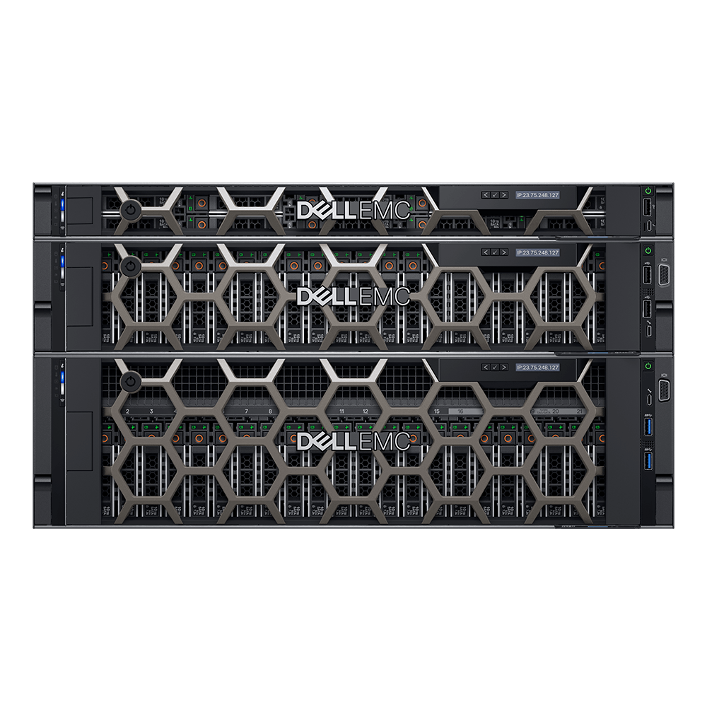 Dell EMC PowerEdge 14G rack server range front